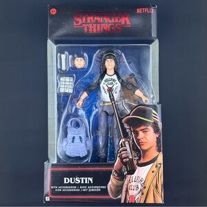 Jazwares Stranger Things Dustin Action Figure 2025 UpsideDown Collection Netflix